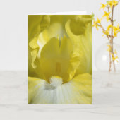Gele Iris Flower Kaart (Gele Bloem)
