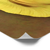 Gele Iris Flower Photographic Art afdrukken Poster (Hoek)