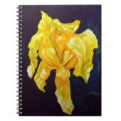 Gele Iris Grande NOTEBOOK Notitieboek (Voorkant)