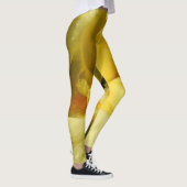 Gele Iris ventilator sluiten dicht Leggings (Rechts)