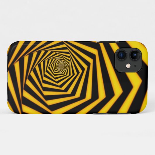 gele jack - telefooncel Case-Mate iPhone case (Achterkant (horizontaal))