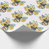 Gele jas cadeaupapier (Hoek)