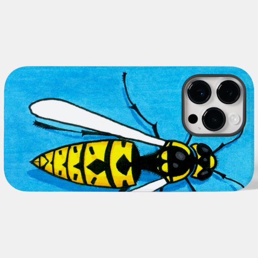 Gele jas Case-Mate iPhone case (Achterkant (horizontaal))