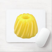 Gele jelly pudding muismat (Met muis)