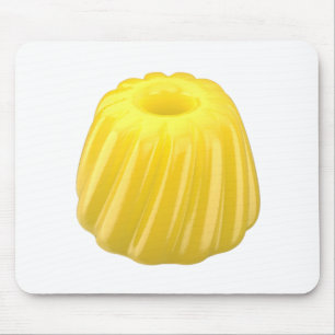 Gele jelly pudding muismat