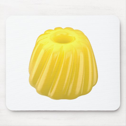 Gele jelly pudding muismat (Voorkant)