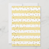 Gele jurk Blonde Prinses Verjaardag Kaart (Achterkant)