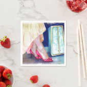 GELE JURK, RODE SCHOENEN PAPIEREN SERVETTEN (Insitu)