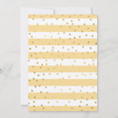 Gele jurk Rood haar Prinses Sweet 16 Kaart (Achterkant)