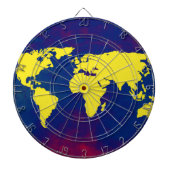 gele kaart dartbord (Voorkant)