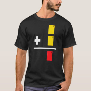 Gele Kaart Rode Kaart Voetbalscheidsrechter 2 Geel T-shirt