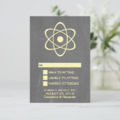 Gele Kaart voor atoomalkborespons (Staand voorkant)