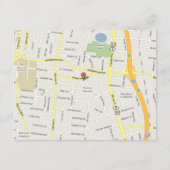 Gele Kaarten met grijze Damask Swirl Yellow Weddin (Achterkant)