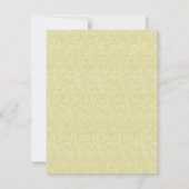 Gele Kaarten met respons op de ventilator RSVP Kaartje (Achterkant)