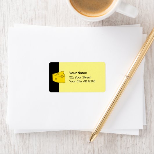 Gele kaas etiket (Insitu)