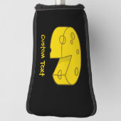 Gele kaas golfheadcover (Draai 90)