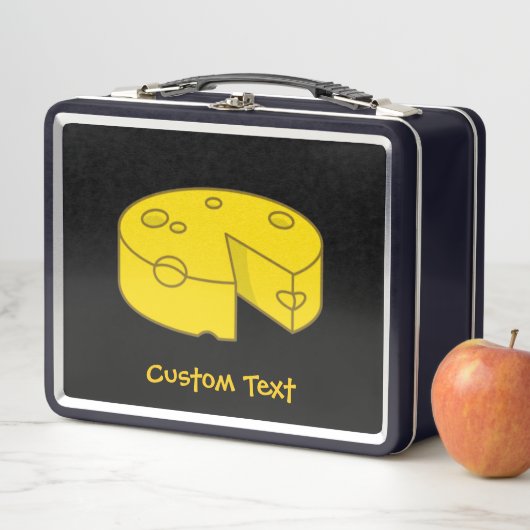 Gele kaas met metalen doos (In situ)