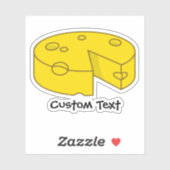 Gele kaas sticker (Vel)