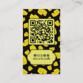 Gele kaas visitekaartje (Achterkant)