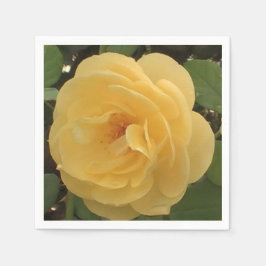 Gele kamellia luiers servet