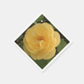 Gele kamellia luiers servet (Hoek)