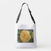 Gele kamellia-Tas Crossbody Tas (Achterkant)