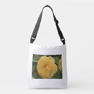 Gele kamellia-Tas Crossbody Tas