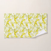 Gele kanarievogels bad handdoek (Handdoek)