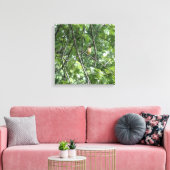 Gele kardinaal canvas afdruk (Insitu (Woonkamer))