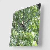 Gele kardinaal vierkante klok (Hoek)