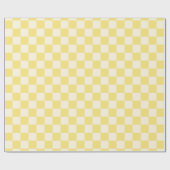 Gele kassa cadeaupapier (Vlak)