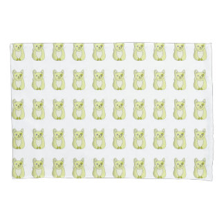 Gele kat met Hoesje van Naughty Smile Duvet Kussensloop