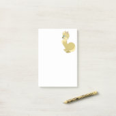 Gele Kat Post-it® Notities Notes (Op bureau)