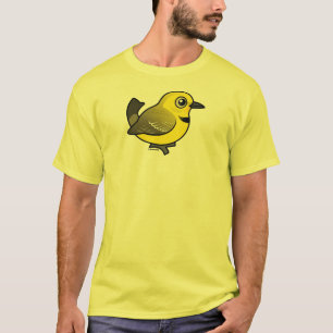 Gele kat t-shirt