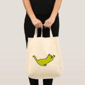 Gele Kat zak Tote Bag (Voorkant (product))