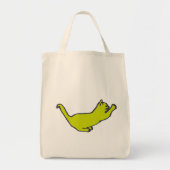 Gele Kat zak Tote Bag (Voorkant)