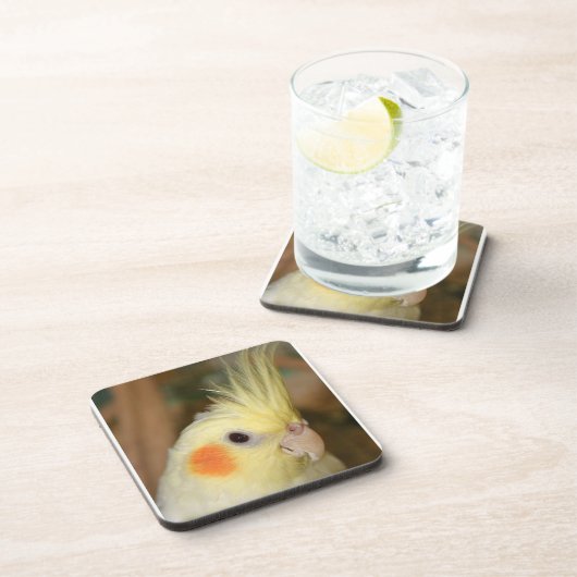 Gele katiel onderzetter (Rechterzijde)