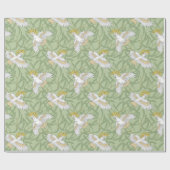 Gele katkatoeno cadeaupapier (Vlak)