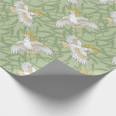 Gele katkatoeno cadeaupapier (Hoek)