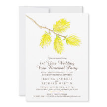 Gele katkin lente 1e bruiloft gelofte vernieuwing 