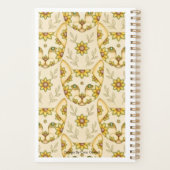 GELE KATTEN met BLOEMEN Planner (Achterkant)