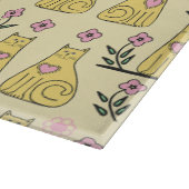 Gele katten snijplank (Hoek)