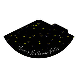 Gele kattenogen op zwart best Halloween-feest Feesthoedjes