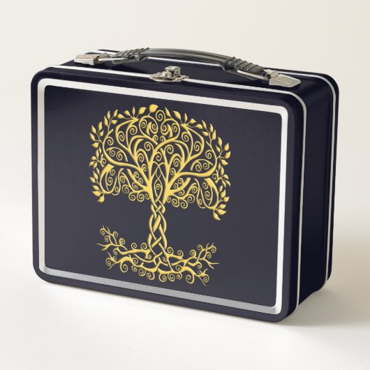 Gele Keltische levensboom (Voorkant)