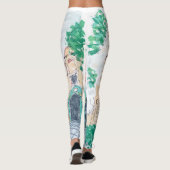 Gele Kerk Leggings (Achterkant)