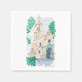 Gele Kerk Servet