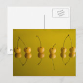 Gele kersen_6 briefkaart (Voorkant / Achterkant)