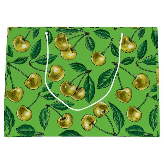 Gele kersen groot cadeauzakje (Voorkant)