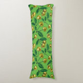 Gele kersen lichaamskussen (Voorkant Verticaal)