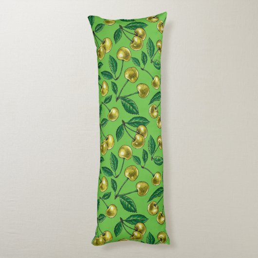 Gele kersen lichaamskussen (Achterkant (Verticaal))